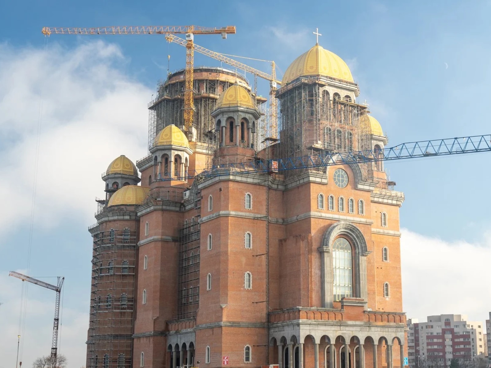 Large-scale construction works in Bucharest